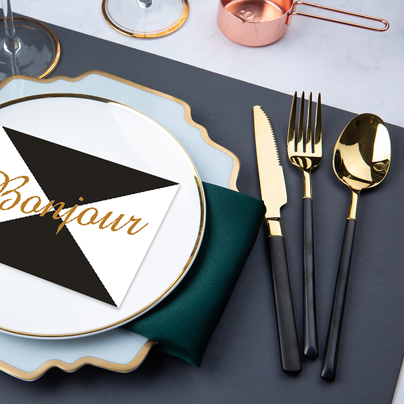 骨瓷热销奇灰哑光正方盘软装创意