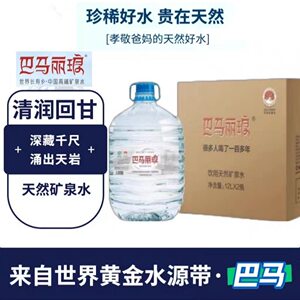 [2箱4桶]巴马丽琅12L天然小分子弱碱性矿泉水 巴马长绿山水源正品