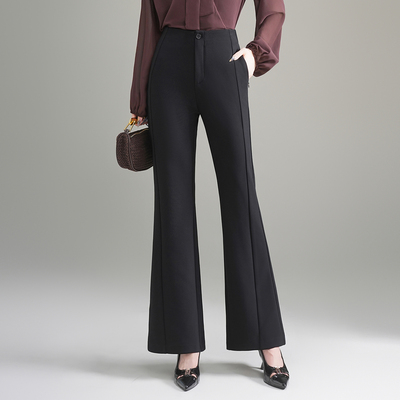 西装喇叭裤女秋季2025年新款高腰气质通勤高级感女裤时尚休闲裤
