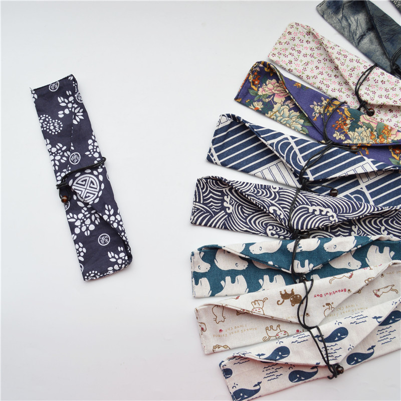 木勺筷套装布袋日式旅行便携收纳