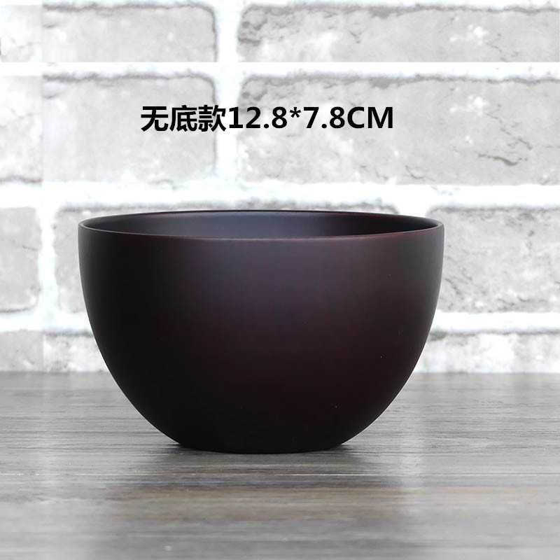 日式简约吃饭碗复古水果餐具木碗