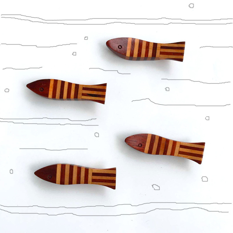 可爱筷架筷子托卡通实木可爱家用