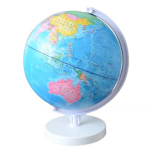 政区地球仪 G2326S（22.8CM）23.5°倾角旋转学生用习小学生初中生高中生地理 学习 无气味环保 无灯 北斗品牌