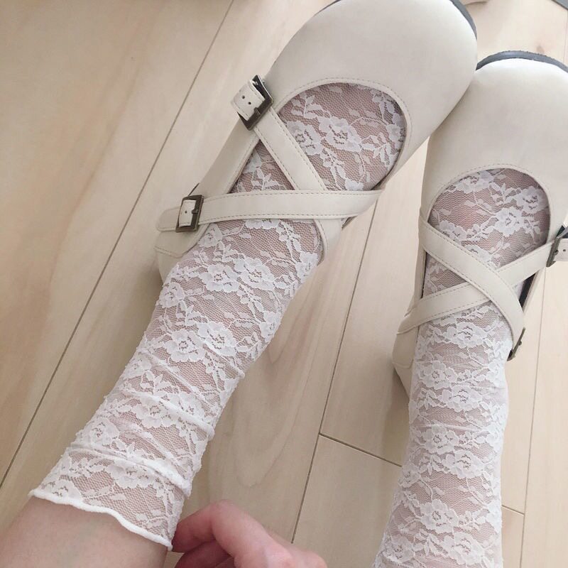 夏季日系lolita纯色短中筒堆堆袜子女薄款洛丽塔jk学院风软妹