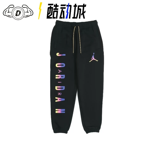 Cool City Jordan Jordan Color Logo Capricorn и Velvet Sports Bants Осень и зимний CU9147-010