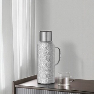 乐壶匠纯钛保温壶大容量高端保温杯带茶隔显温钛合金焖茶壶1000ml