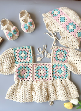 孕期手工diy宝宝衣服帽子鞋子