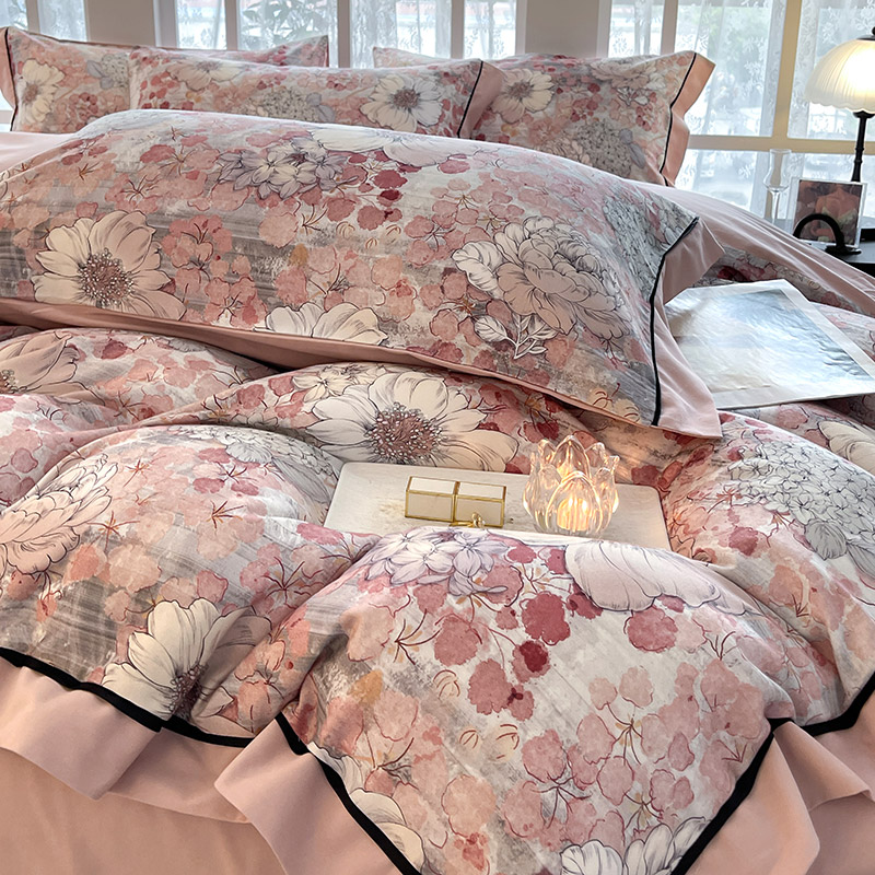 秋冬加厚保暖纯棉磨毛四件套加厚