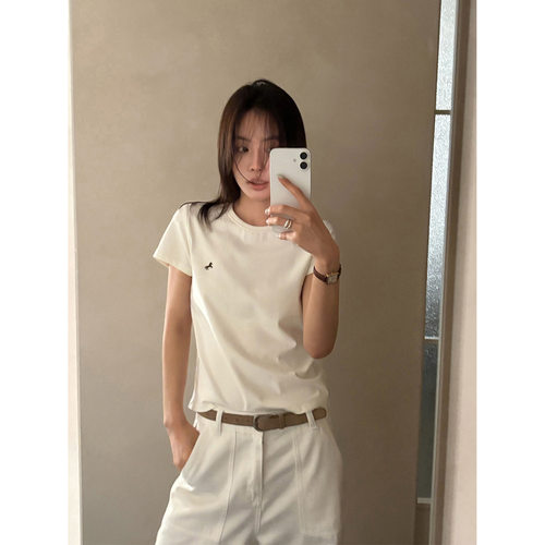 修身显瘦T恤女2026年早秋百搭
