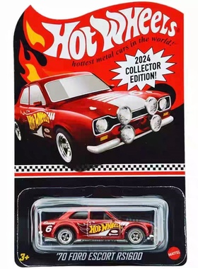 hotwheels风火轮2018RLC珍藏限量福特RS1600惯性合金车身