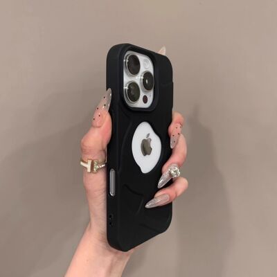 新款漏标磁吸适用苹果17promax手机壳高级感iphone16/15plus不规则硅胶男女14pro全包软壳13保护套12情侣日韩