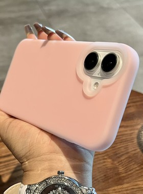 适用iphone17promax手机壳液态硅胶果冻壳苹果16纯色小清新15plus高级14新款男女13小众12防摔保护16pro简约