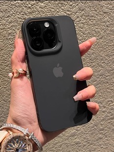 半透明磨砂iPhone15promax手机保护壳适用苹果14防摔高级感13全包x潮xsmax简约plus加厚12男女网红11硅胶软壳