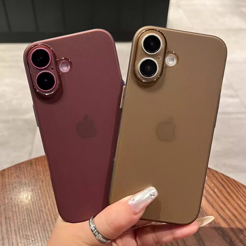 适用苹果17promax超薄磨砂手机壳新款iPhone16pro透明15plus全包14防摔13高级感简约12男女11pro裸机感保护套