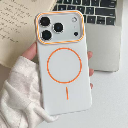 柔润细圈磁吸适用苹果17promax手机壳新款iphone16plus高级感15磨砂肤感14pro创意小众13/12男女11全包保护套