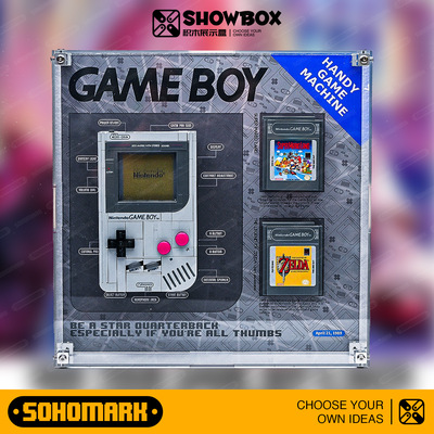 SOHOMARK游戏机透明组合展示盒适配积木GAMEBOY套装72046