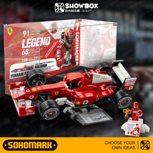 Tifosi窝法F2004拼装展示盒适用于11375新品法拉利F1赛车