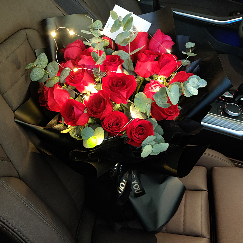 山东省临沂市费县平邑县莒南县鲜花店同城配送七夕情人节玫瑰花束