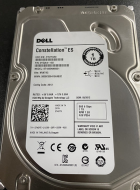 Dell/戴尔1T 7.2K SAS 3.5 ST1000NM0001 0740YX 9YZ264-150硬盘