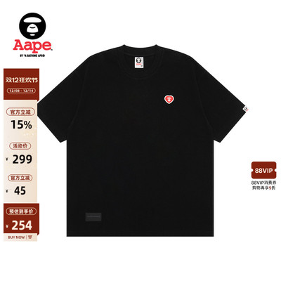 Aape印花休闲宽松短袖T恤