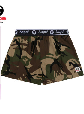 Aape旗舰店配饰字母串标猿人迷彩潮流平脚内裤5242XXP