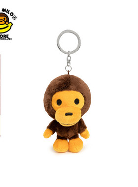 BABY MILO STORE配饰卡通毛绒小猴钥匙扣挂饰4414XXP