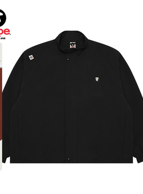 Aape旗舰店男装秋冬小标徽章纯色简约夹克外套7729XXP