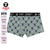 Aape旗舰店配饰老花猿人字母串标潮流平脚内裤 5297XXP