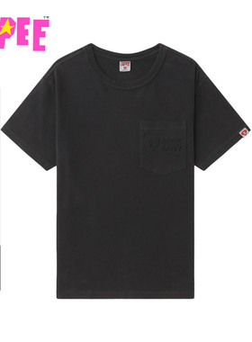 APEE女装秋冬心型字母压凸短袖T恤F194A5P