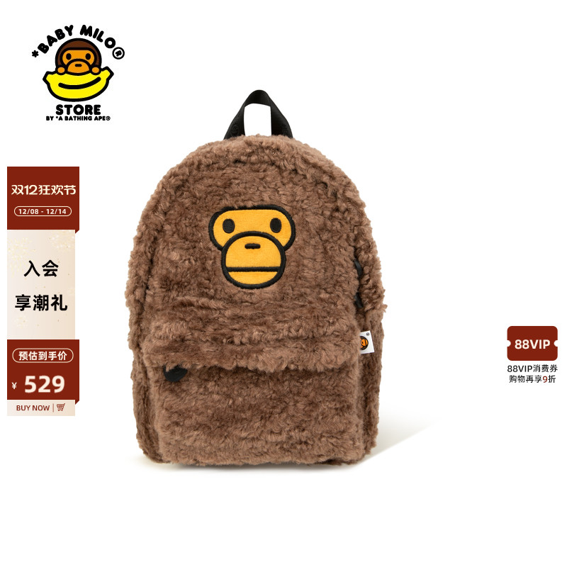 BABYMILOSTORE毛绒双肩包背包