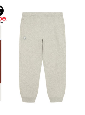 Aape旗舰店男装秋冬小标徽章简约潮流休闲薄绒束脚卫裤C636XAP