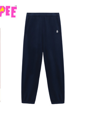 APEE女装秋冬兔子小标徽章束脚卫裤运动裤F169A5P