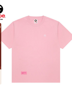 Aape旗舰店男装春夏小标徽章简约休闲凉感短袖T恤1606XXO