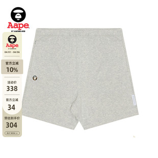 Aape旗舰店男装 A673XAM 春夏猿人迷彩徽章字母印花休闲简约短裤