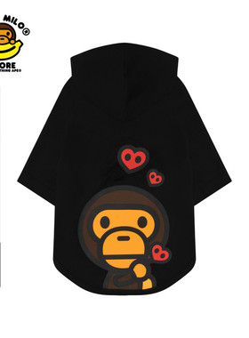 BABY MILO STORE宠物用品卡通图案印花连帽宠物T恤4500XAP