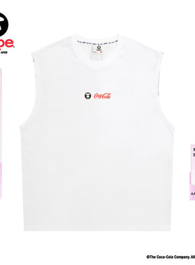 Aape联名可口可乐(COCA-COLA)男装猿人小标徽章背心9792XXQ