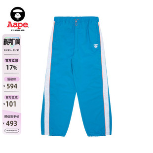 B603XXM 降落伞裤 Aape旗舰店女装 春秋猿人刺绣宽松潮流束脚休闲裤