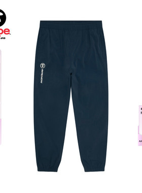 Aape旗舰店男装春夏小标猿人徽章字母标识束脚休闲长裤C675XXQ