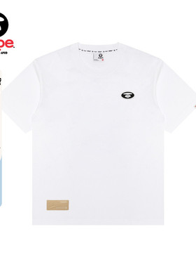 Aape旗舰店男装26年春夏刺绣章简约舒适质感短袖T恤1770XXQ
