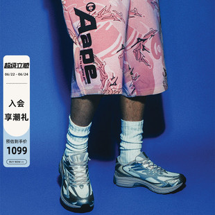 Aape联名美津浓MIZUNO迷彩水洗做旧9号印花街头休闲短裤9824XXQ
