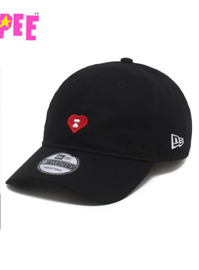 APEE配饰刺绣心型徽章NEW ERA棒球帽F221A5P