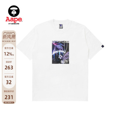 Aape未来科技感短袖T恤1286XXK