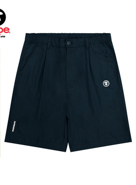Aape旗舰店男装春夏LOGO小标徽章简约潮流休闲短裤B670XXO