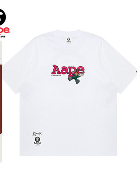 Aape联名Ksaner男装春夏上海城市系列短袖T恤9736XXO