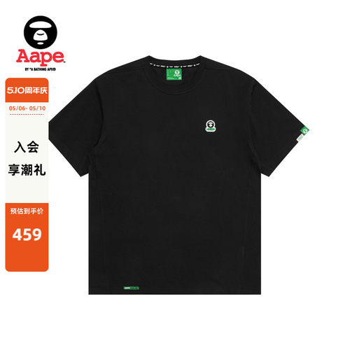 Aape运动系列匹克球凉感短袖T恤