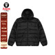 Aape旗舰店男装 秋冬猿人徽章简约连帽面包羽绒服外套7652XXN