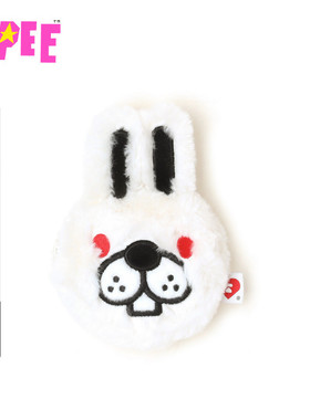 APEE配饰兔子毛毛挂饰零钱包小包F308A5P