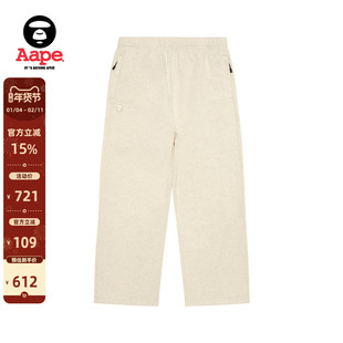 Aape旗舰店男装秋冬小标徽章宽松潮流休闲长裤卫裤C630XAP