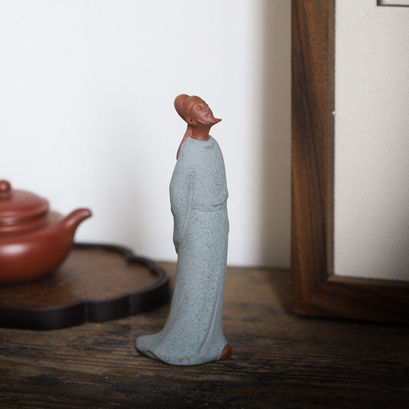 李白紫砂茶宠摆件精品可养茶玩茶桌茶台家居桌面装饰摆件茶具配件