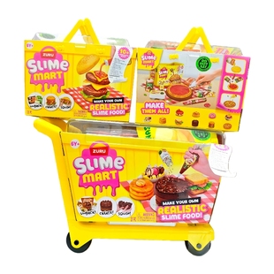 ZURU泥泥手作购物车购物篮过家家玩具套装 儿童DIY制作手作玩具